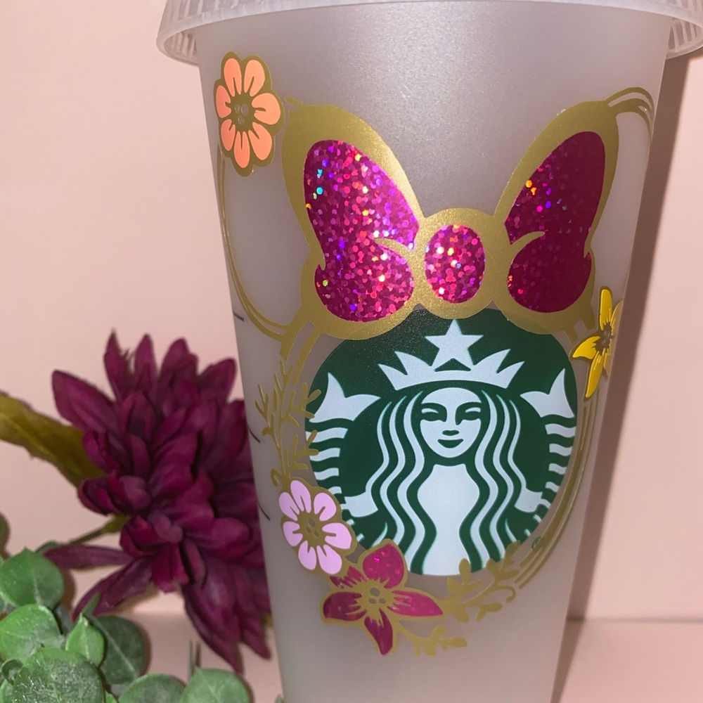 Starbucks Leopar print custom cup personalization is available